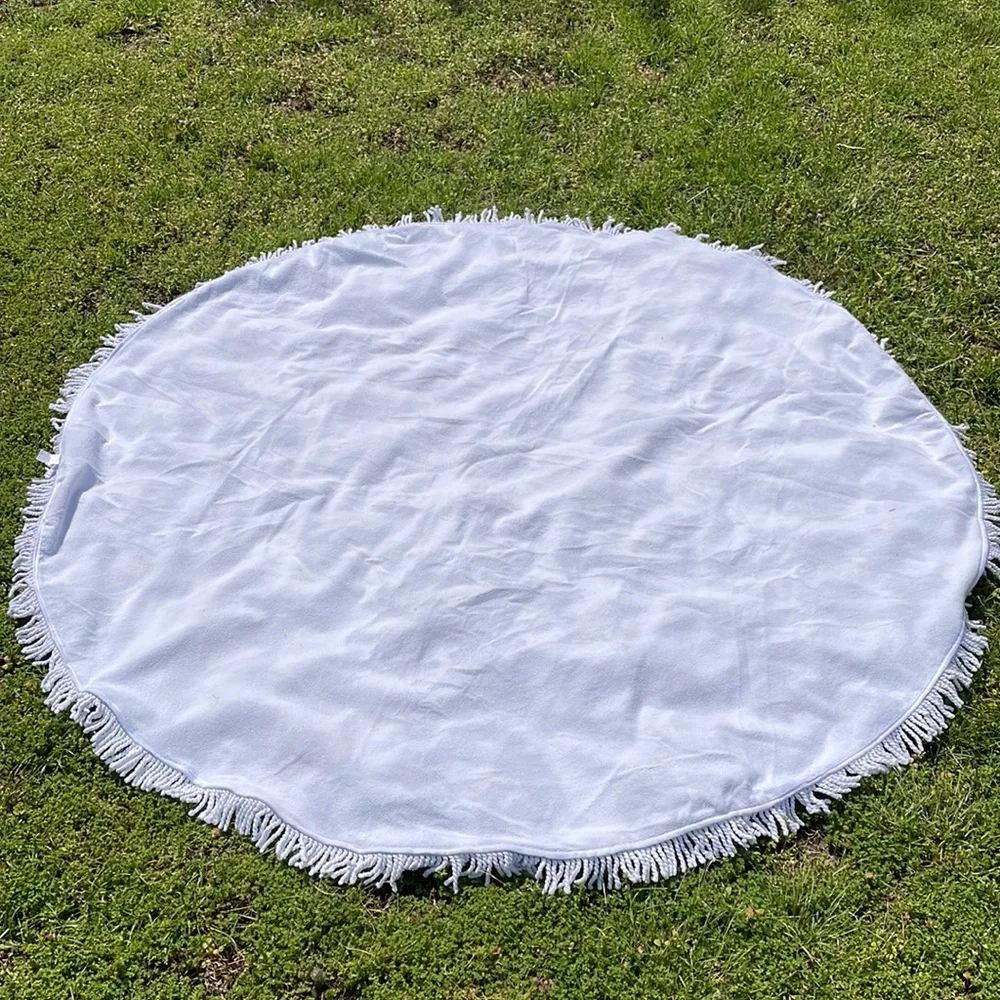 NWOT Round Animal Print Beach Towel